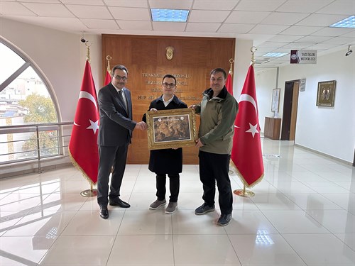 KAYMAKAMIMIZ VAHİT YILMAZ MALATYA DOĞA KORUMA VE MİLLİ PARKLAR 15. BÖLGE MÜDÜRÜNÜ MAKAMINDA AĞIRLADI